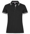 Dames Polo Clique Astoria 028273 zwart